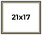 21x17 Solid Wood Antique Picture Frame with UV-Resistant Acrylic & Acid-Free Backing, Available in 4 Finishes: Bronze, Gold, Silver, and Gold with Black